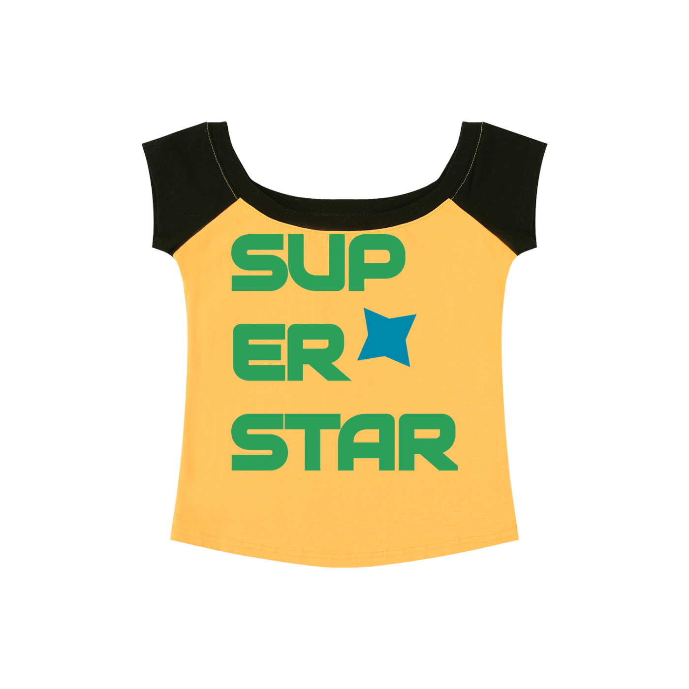 Superstar! Scoop Neck (Yellow)
